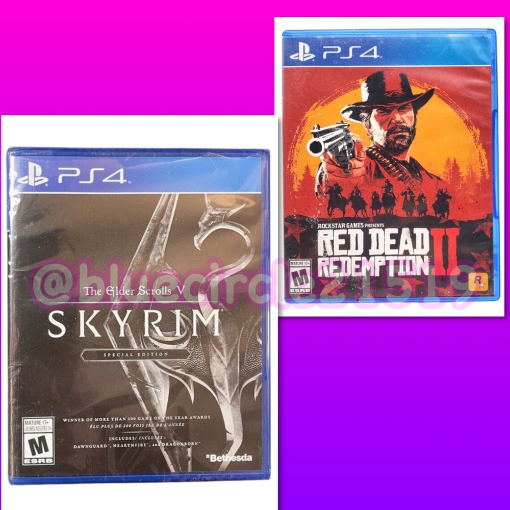 ⬇️ Sony PlayStation PS4 Video Games 2 Piece Bundle